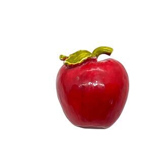 Apple Brooch Pin Vintage Enamel Red Retro Poison Apple Apple for the Teacher